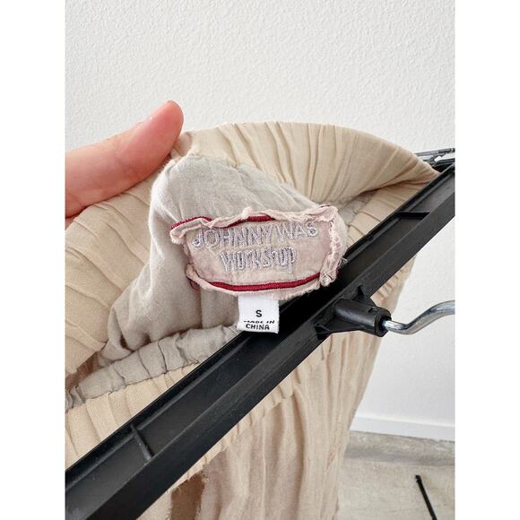 Johnny Was Workshop Joelle Embroidered Beige High-Low Maxi Skirt Size Small - Picture 4 of 5